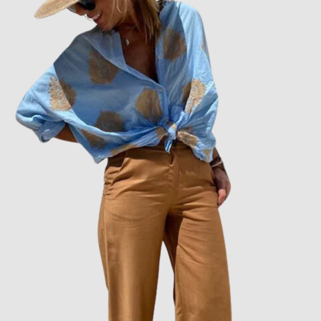 The Gabrielle | Elegant Breathable Blouse