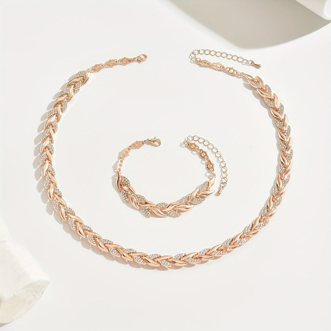 Jewelry Set with Crystals