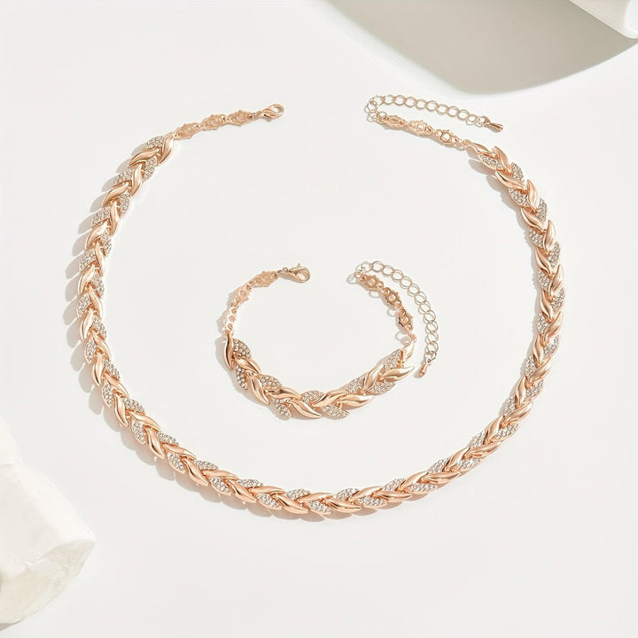 Jewelry Set with Crystals