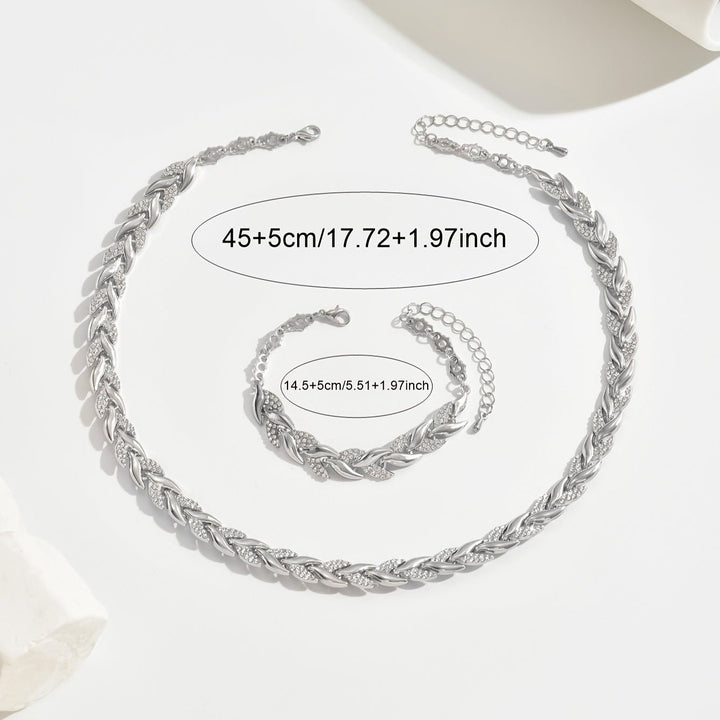 Jewelry Set with Crystals