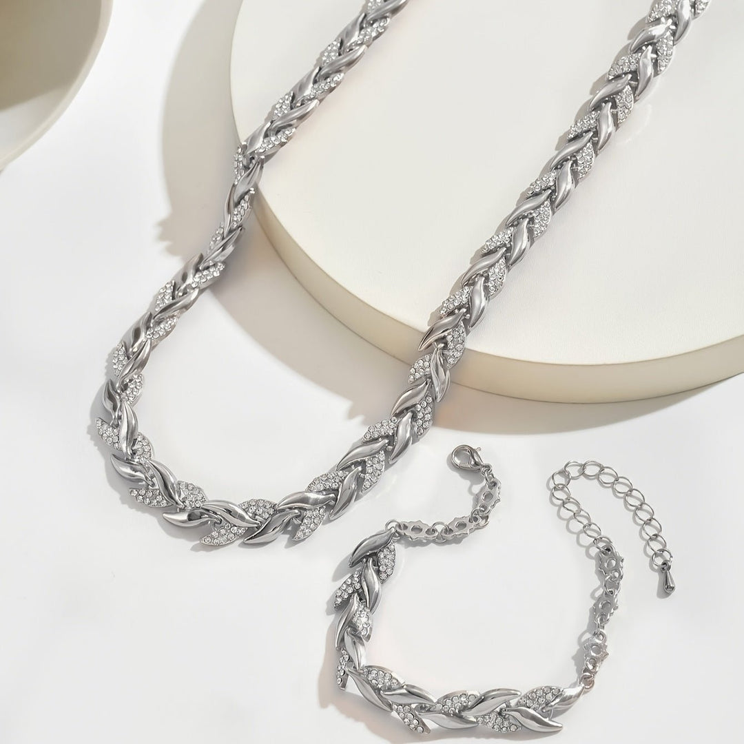 Jewelry Set with Crystals