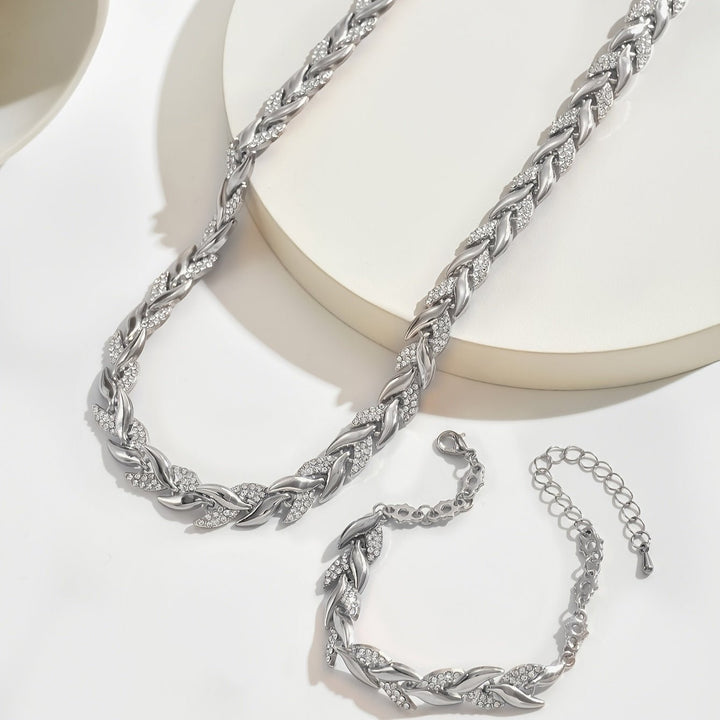 Jewelry Set with Crystals