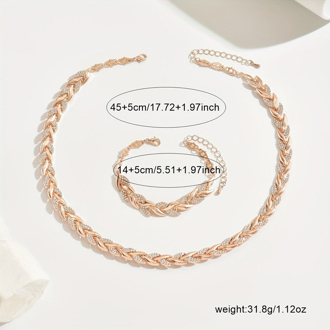 Jewelry Set with Crystals