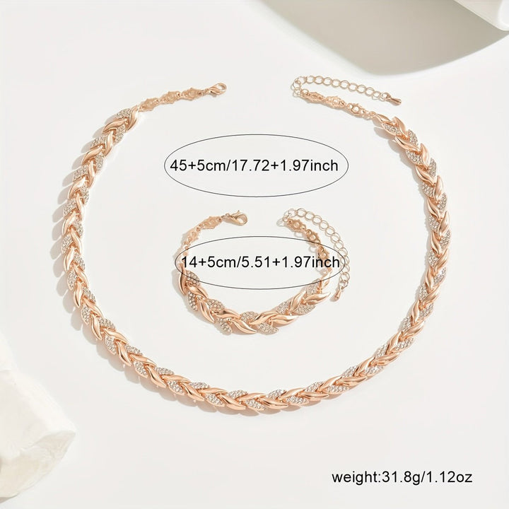 Jewelry Set with Crystals