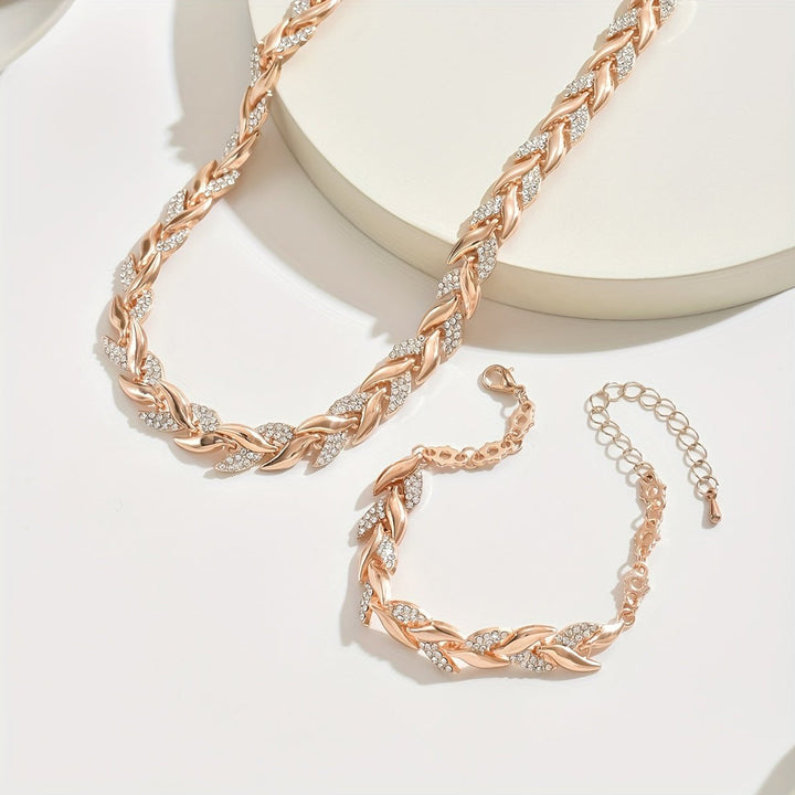 Jewelry Set with Crystals