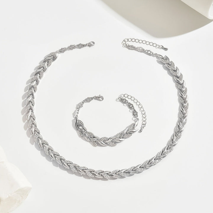 Jewelry Set with Crystals