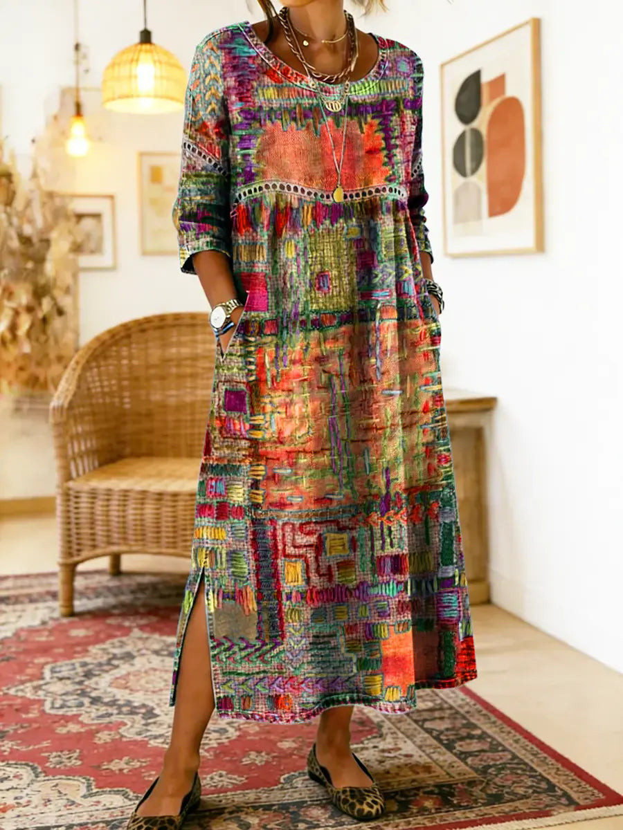 Manuela | Patchwork Dress