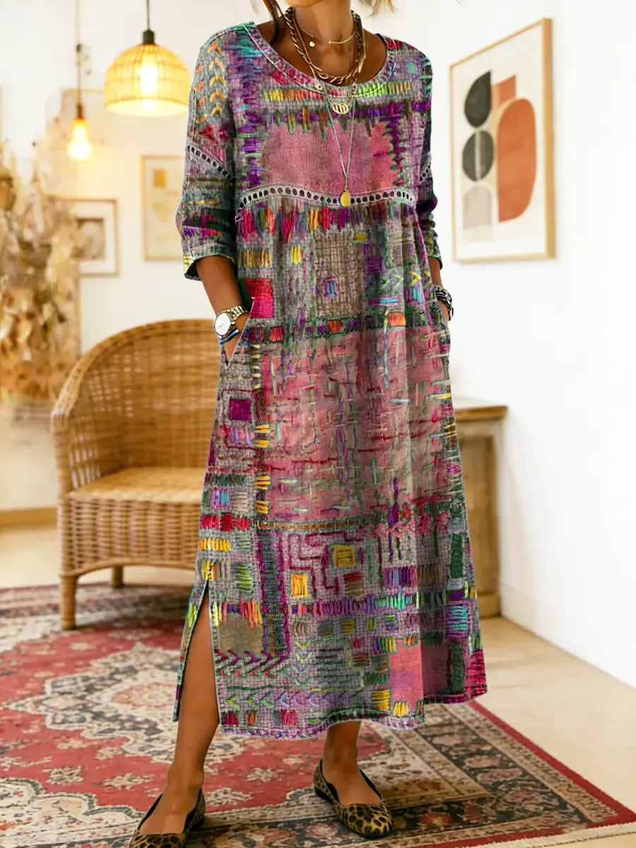 Manuela | Patchwork Dress