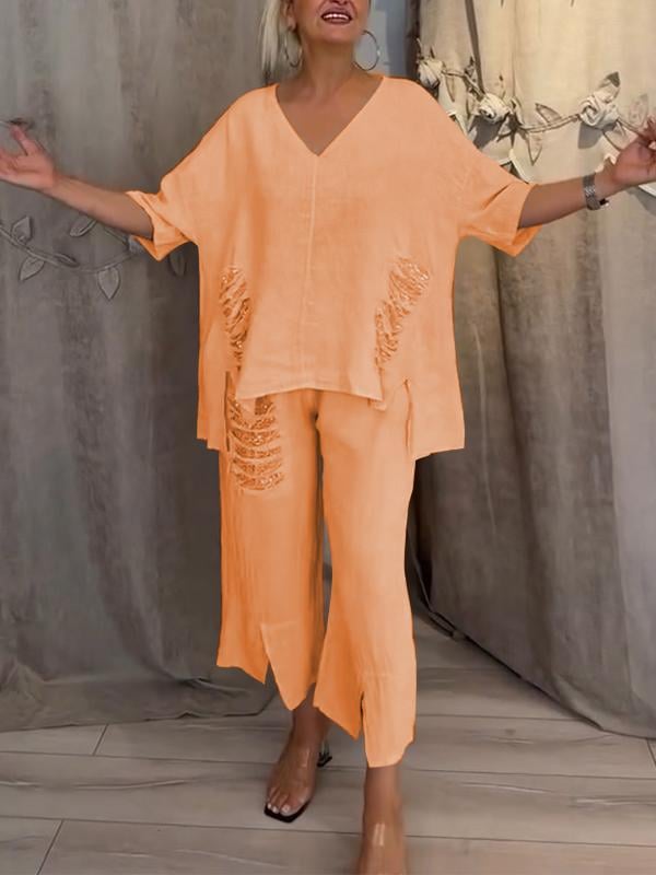 The Bianca | Elegant Summer Two-Piece Set
