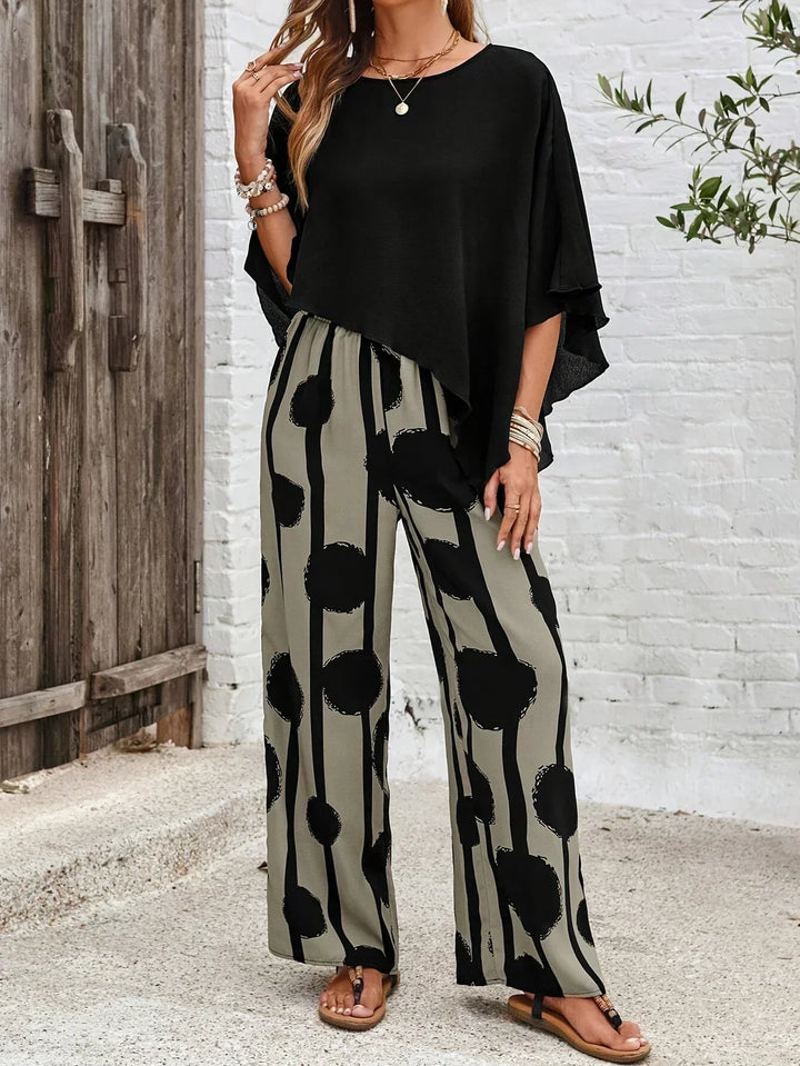 The Kallista | Elastic Waist Two-Piece Set