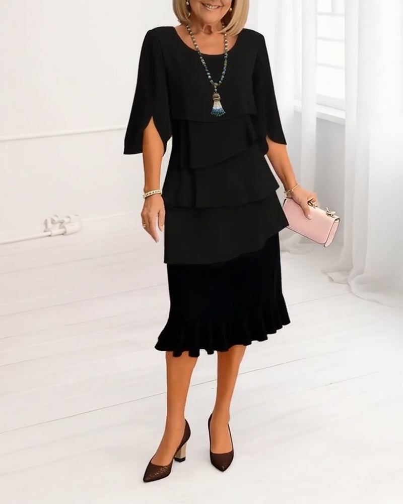 The Paloma | Elegant Ruffle Dress