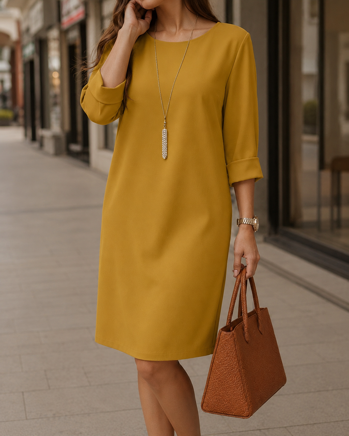 Odette | Tummy-Concealing Midi Dress