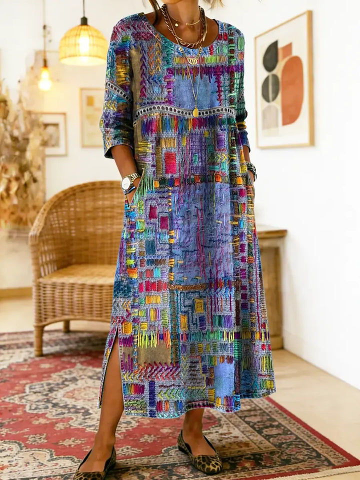 Manuela | Patchwork Dress