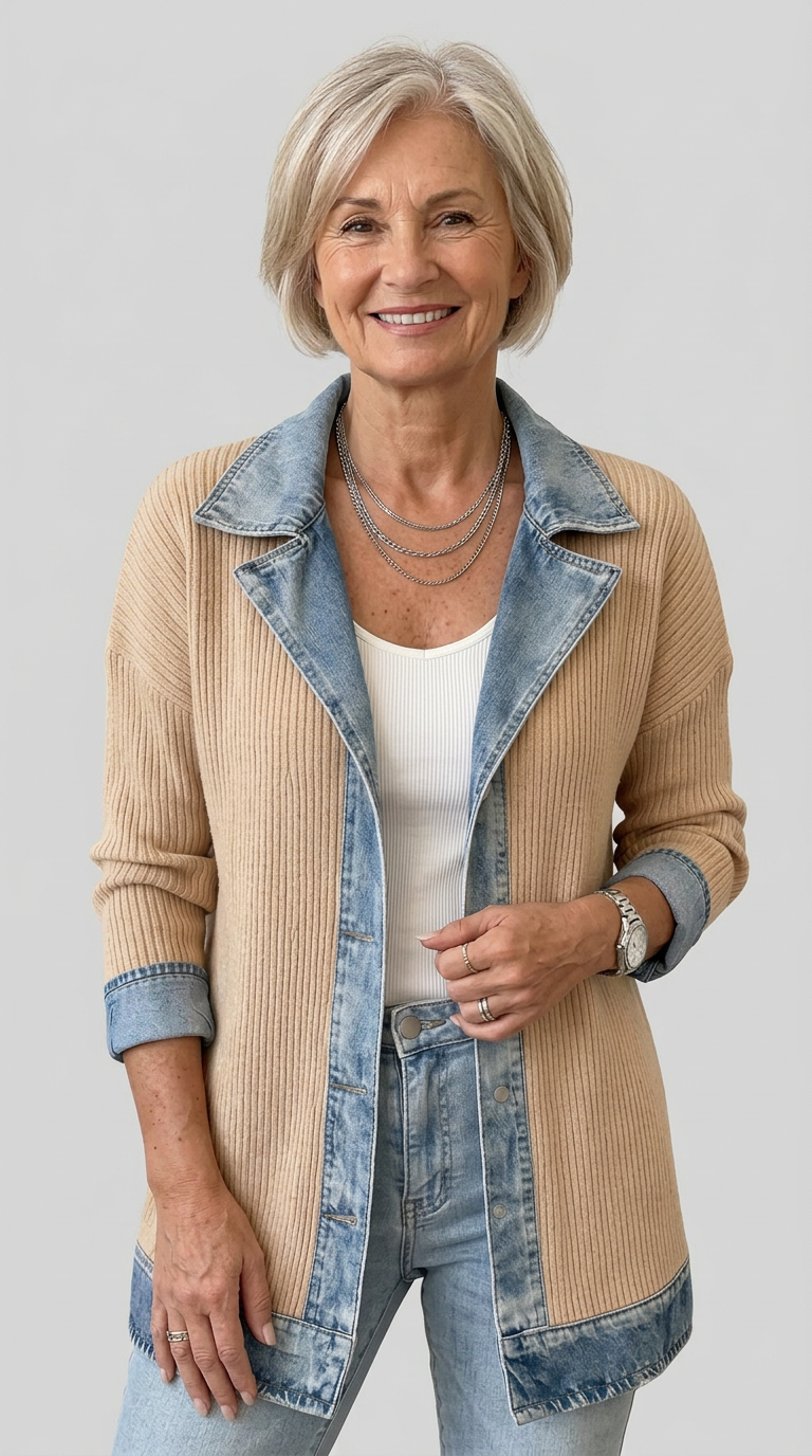 The Taryn | Mixed Jacket