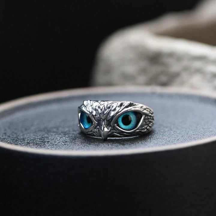 Lucky Adjustable Silver and Opal Ring