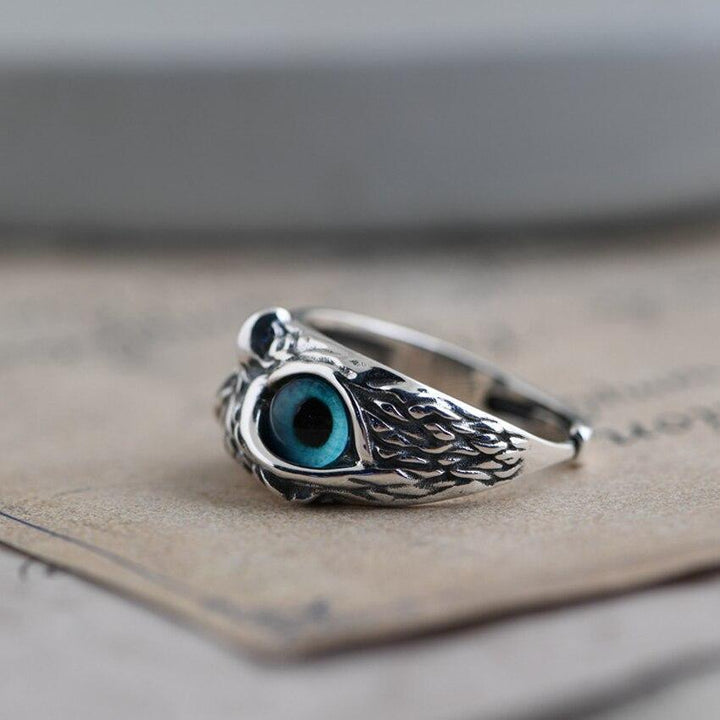 Lucky Adjustable Silver and Opal Ring