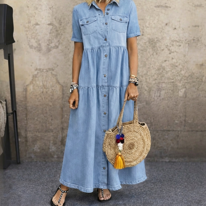 Elizabeth | Button-Front Midi