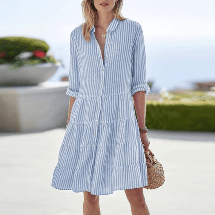 The Vivian | Breezy Stripe Dress