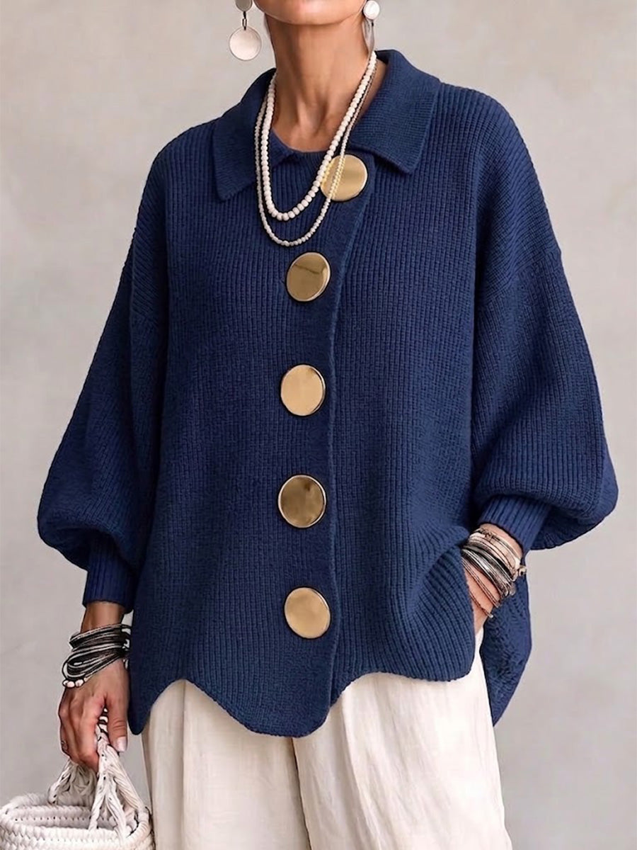 Isolde | Oversized Button Cardigan