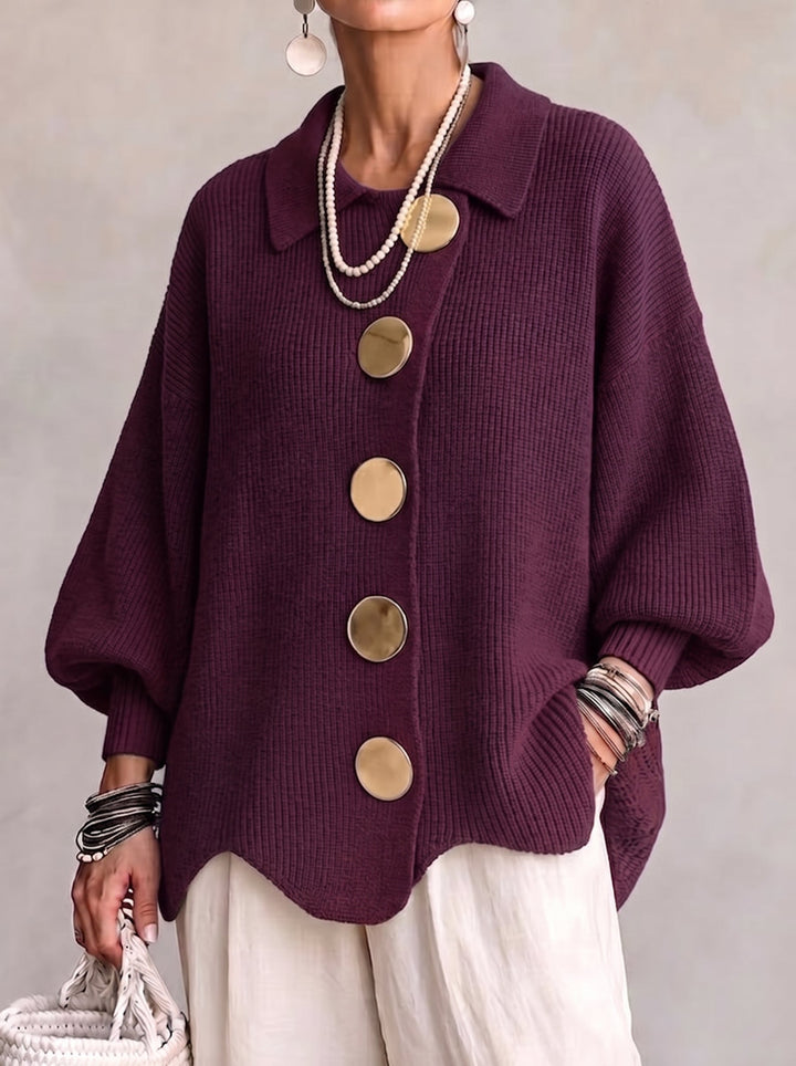 Isolde | Oversized Button Cardigan