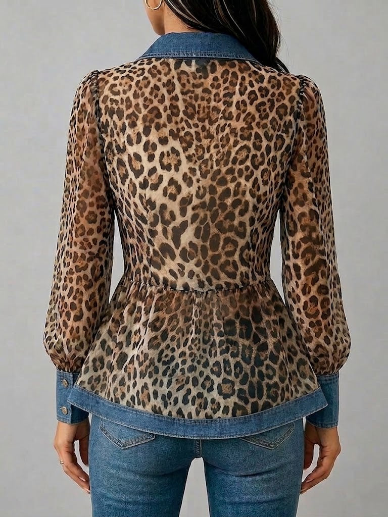 The Safari | Leopard Print Blouse