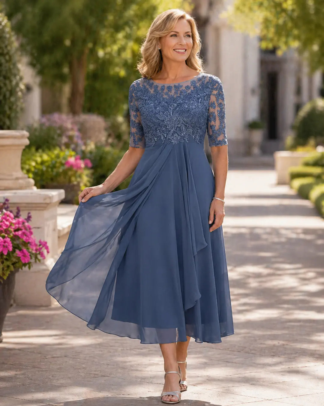 The Mirage | Elegant Chiffon Dress