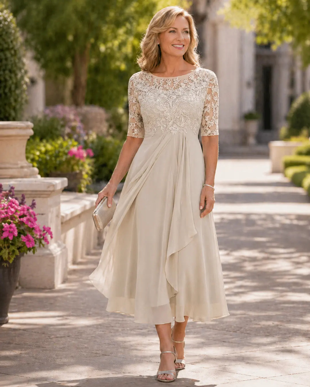 The Mirage | Elegant Chiffon Dress