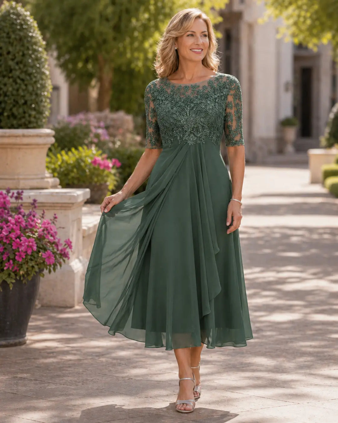 The Mirage | Elegant Chiffon Dress