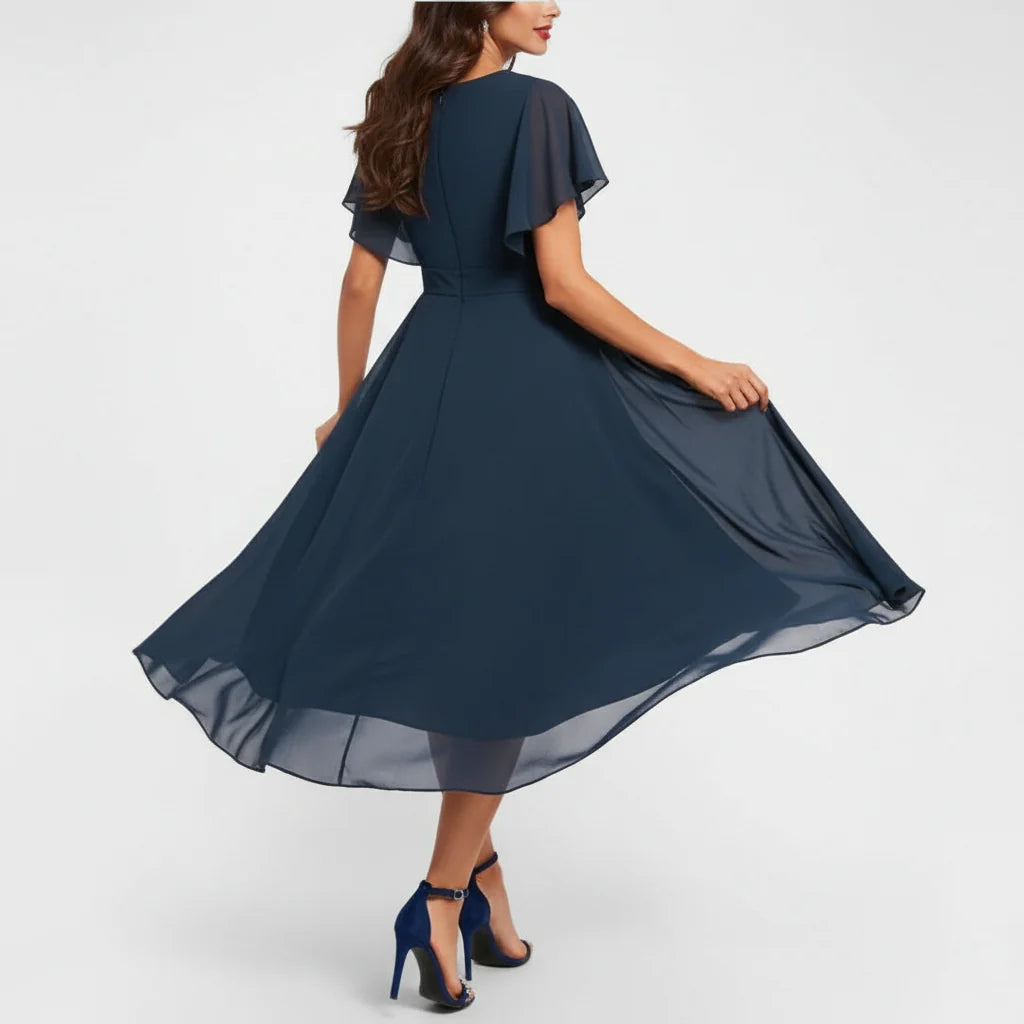 The Seabreeze | V-Neck Maxi Dress