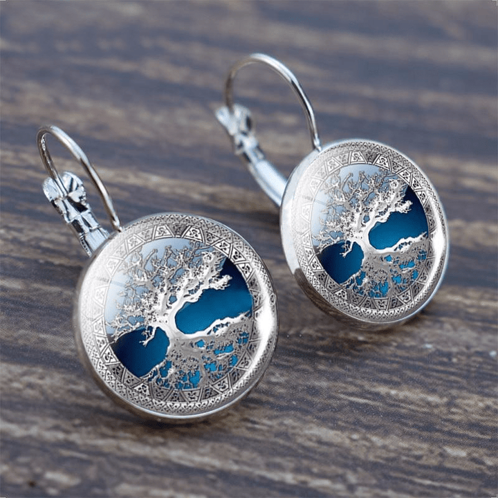 Silver Tree of Life Earrings